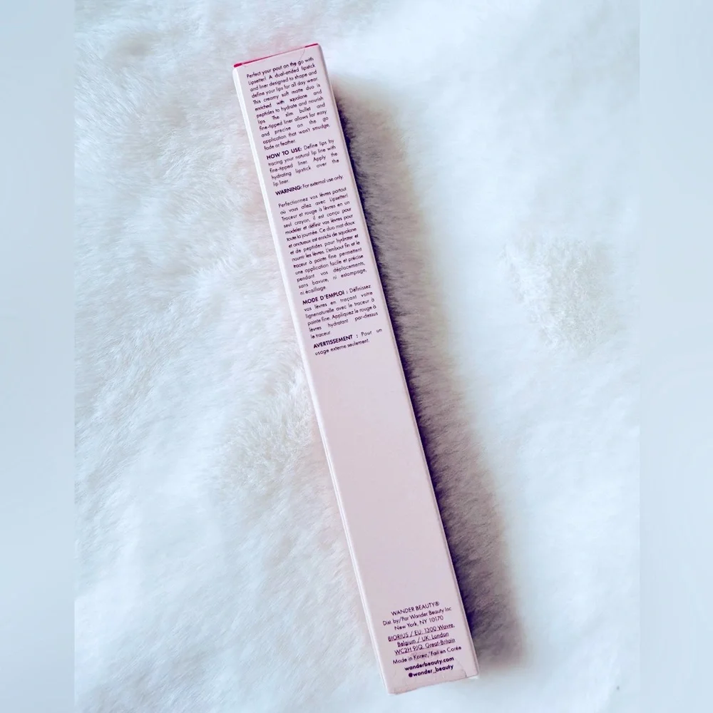 Wander Beauty Dual Red Lipstick + Liner - NIB